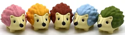 IWAKO Japanese Novelty Hedgehog Fun Erasers Rubbers Xmas Stocking • £2.99