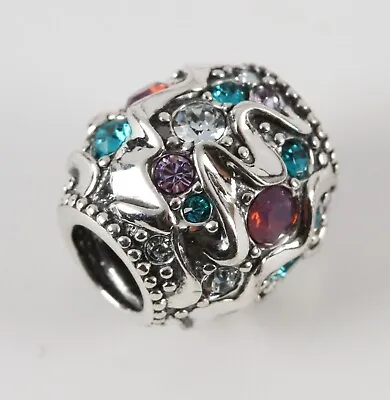 Chamilia Silver 925 Charm - Multicolour Stone Set Bead Charm • £14