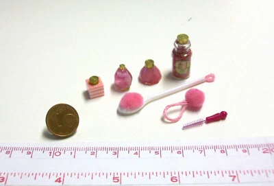 £6.24 • Buy 7409# Miniature Bath Set With Shower Gel, Brushes - Dollhouse M 1:12 - Gnip