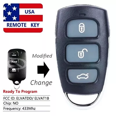 For Toyota Tacoma Tundra Sequoia 4Runner Remote Key Fob FCC ID: ELVATDD/ ELVAT1B • $17.22