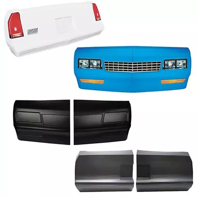 Monte Carlo SS Stock Car Nose And Rear Bumper Cover Kit W/ Decals • $344.99