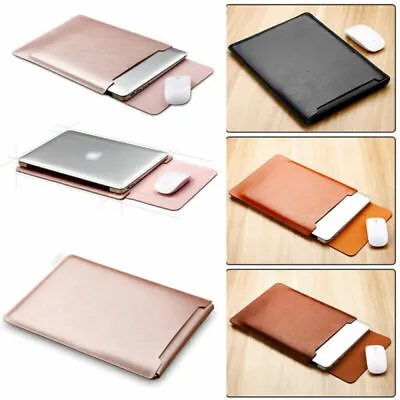 PU Leather Laptop Sleeve Bag Case For MacBook Air Retina Pro 11 13 15 Touch Bar • $22.87
