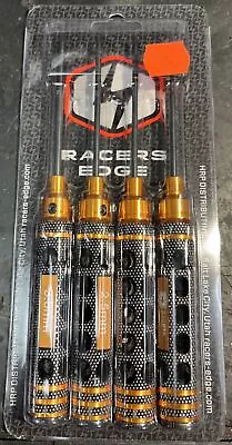 Racers Edge Metric Hex Driver Set W/ Breakstone Ti Black Tips (4pcs) Like MIP • $35.99