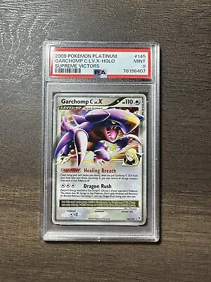 2009 Pokemon Garchomp LV.X Holo Supreme Victors #145 PSA 9 Mint • $99