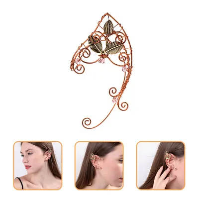 Elf Ear Clip Alloy Man Wrap Crawler Earrings Ladies Jewelry • £8.28