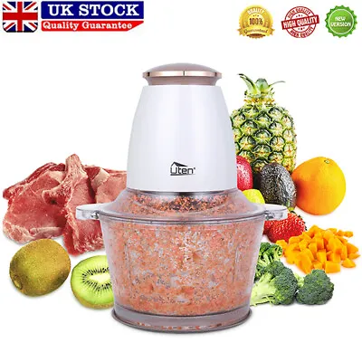 £25.99 • Buy Electric Vegetable Food Chopper Processor Meat Fruit Blender Mixer Kitchen Tool