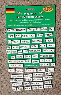 Fridge Magic Magnetic First German Words • £3.50