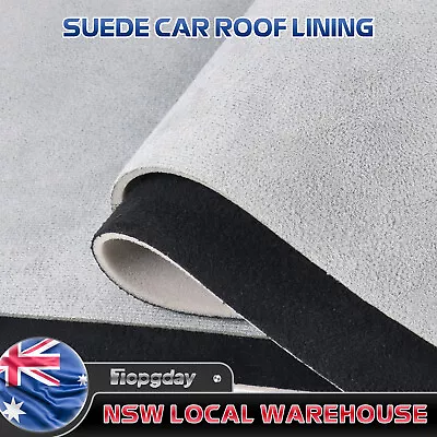 Foam Backed Vehicle Roof Lining Fabric Headliner Faux Suede Luxury Look Restore • $278.98