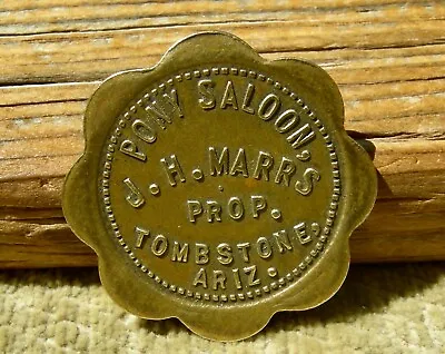 $325 • Buy Ca 1899 TOMBSTONE ARIZONA (COCHISE CO, EARP HISTORY) SCARCE  PONY SALOON  TOKEN