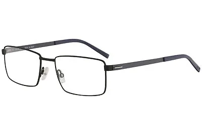 Morel Eyeglasses Lightec 30037L 30037/L NB04 Black Full Rim Optical Frame 54mm • $69.95