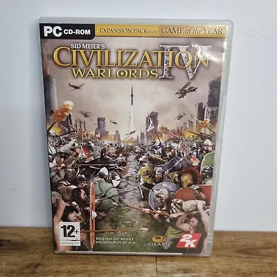 CIVILIZATION IV WARLORDS PC EXPANSION PACK Complete Game Vintage • $9.99