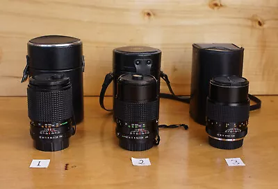 1x Pentax PK K Mount 135mm F2.8 Portrait Lens 3 Choices All In Exclt Condition • $89