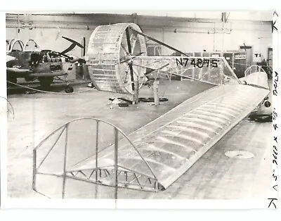 Strangely Designed PEDAL PLANE Of Georgia Tech Student VINTAGE 1963 Press Photo • $40