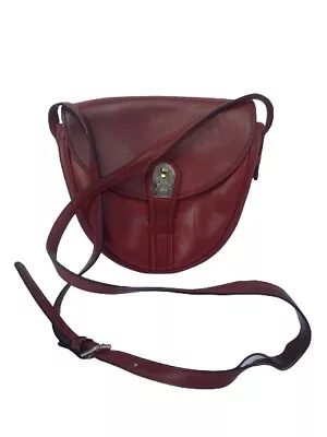 Lancel 1876 Red Cross Body Handbag - Vintage Used Condition • £20