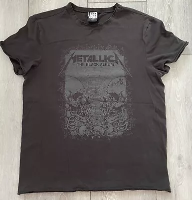 Metallica T-shirt ‘ The Black Album’ Amplified - Size Large • £10