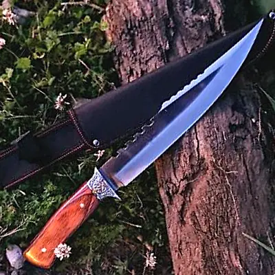 COLUMBIA Knife Large Bowie Camping Hunting Survival Sharp Knife Fixed Blade New • $54.99