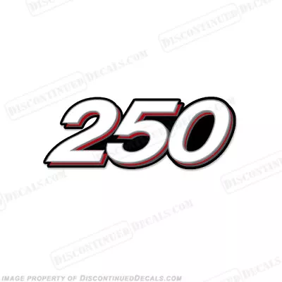 Fits Mercury 250 Decal - XS Style Outboard Motor Replacement Sticker • $24.95