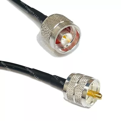 RFC240UF N MALE To PL259 UHF Male RF Cable FAST-SHIP LOT • $15.80