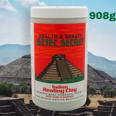 Aztec Secret Indian Healing Clay - 2 Lb / 908 Grams WORLDS BEST FACIAL! • $54.95