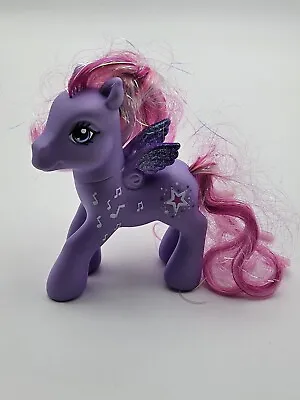 My Little Pony G3 Starsong Pink Tinsel Hair Glitter Wings Purple  • $11