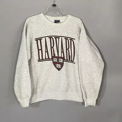 Vintage Harvard University Crewneck Sweatshirt 90s  Made In USA Men’s Size M • $22.49