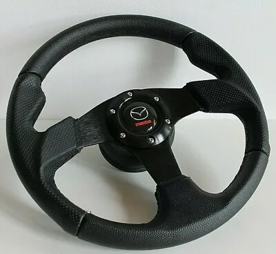 Steering Wheel Fits For MAZDA Miata MX5 Mx6  Perforated Leather Sport 89-03 • $172.54