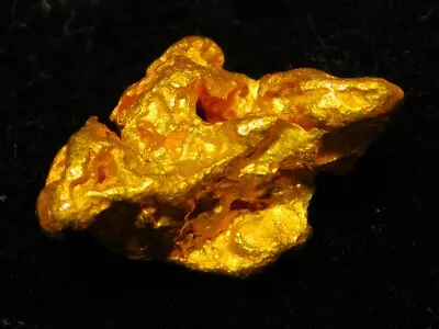 Brilliant Australian Gold  Nugget ( 1.60 Grams )   In Secure Display Pod. • $9.99