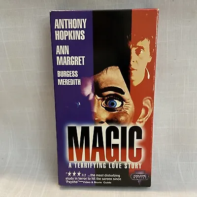 Magic VHS 1978 1993 Anthony Hopkins A Terrifying Love Story • $5.99