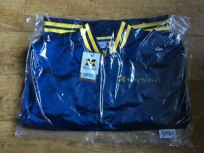 £96.23 • Buy Mitchell & Ness University Of Michigan Wolverines Satin Jacket Blue Size M NCAA