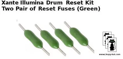 Drum Imaging (4) Reset Chips Fuses For  Xante Ilumina Digital Press 407 500 502 • $17.98