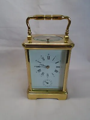 Vintage L'epee Striking/repeating/alarm Carriage Clock + Key  In Gwo • $683.84