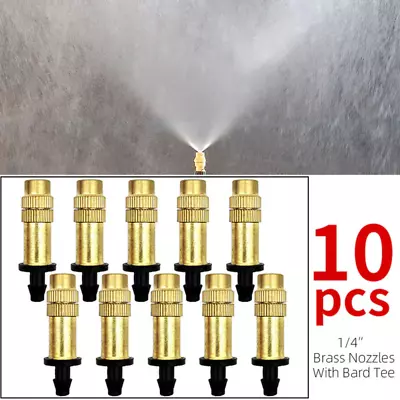 5M-30M Outdoor Misting Cooling System Garden Irrigation Watering 1/4'' Brass Ato • $9.74