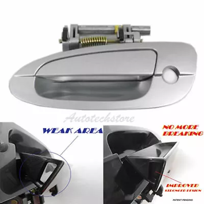 UPGRADED For 02-06 NISSAN ALTIMA Outside Door Handle Front Left  KY1 Silver • $17