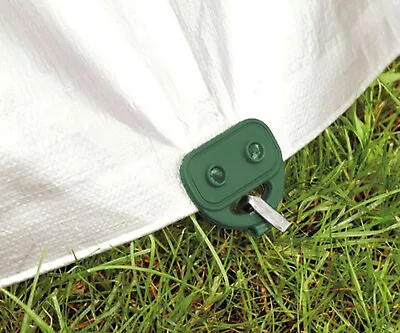 £6.20 • Buy 4X PACK Tent Repair Peg GROUDSHEET Tarp Clip EYELET REPAIR Snap Lock PEG LOOP