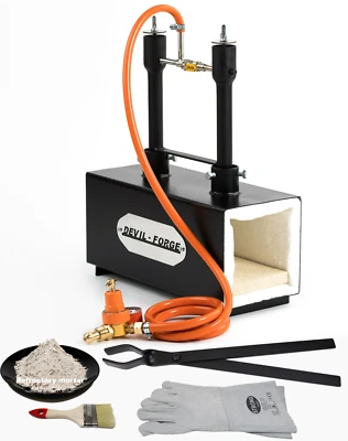 Fucina A Gas Propano DEVIL-FORGE - 2 Bruciatori 160.000 BTU