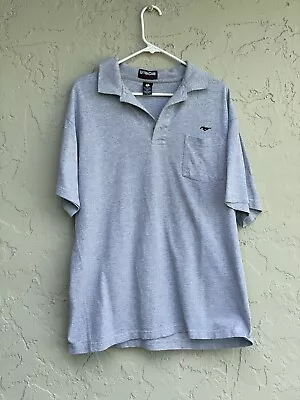 Ultra Club Collection Mustang Logo Polo Large Grey • $14.95