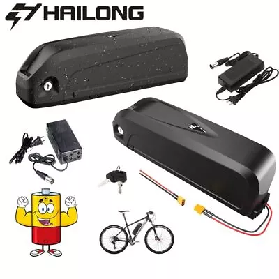 Electric Bike Battery Pack 36V 48V 52V 15Ah 20Ah ≤2000W Hailong Ebike Battery • $199.50