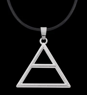 30 Seconds To Mars Necklace Triad Triangle Cord Echelon Pendant Jared Leto UK* • £8.55