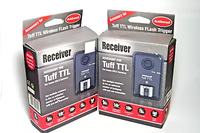 Two Hahnel Tuff TTL Wireless Flash Receivers For Canon Digital SLR Cameras • $9.95