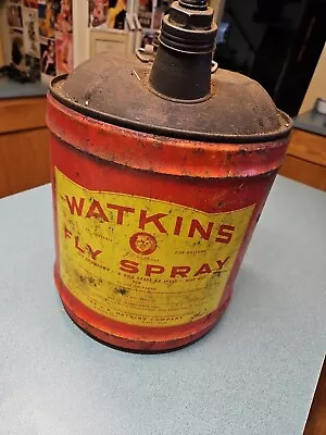 Vintage Watkins Fly Spray 5 Gallon Can  • $75