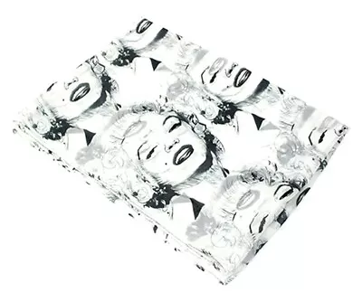 NEW HOLLYWOOD Beautiful Marilyn Monroe Image Print Black + White Chiffon Scarf • £22.46