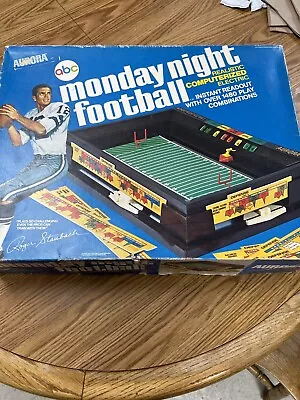 Vintage ABC Monday Night Football Game Electric Roger Staubach Aurora 1972 • $15