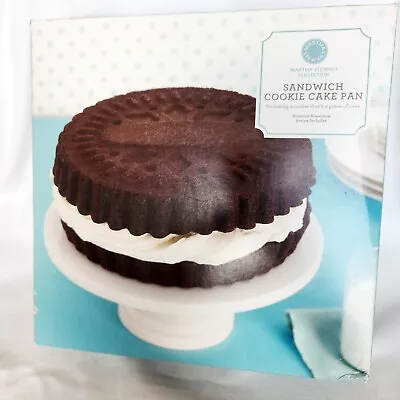 Sandwich Cookie Cake Pan Martha Stewart Nonstick Aluminum Boxed Never Used • $16