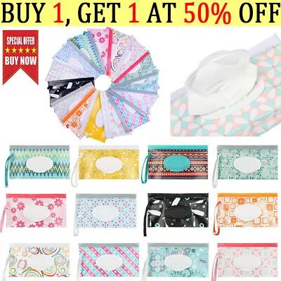 Baby Wet Wipes Box Accessories Cosmetic Pouch Case Stroller Baby Tissue Product~ • £3.44