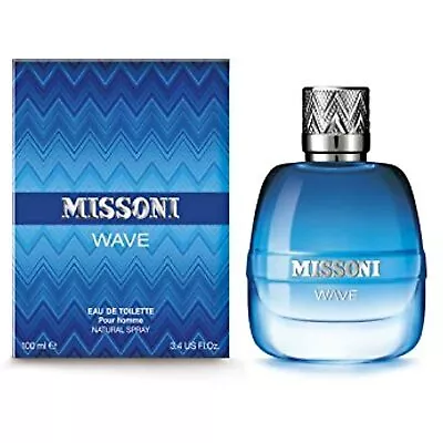 Missoni Wave By Missoni 3.4 Oz EDT Cologne For Men New In Box • $36.99