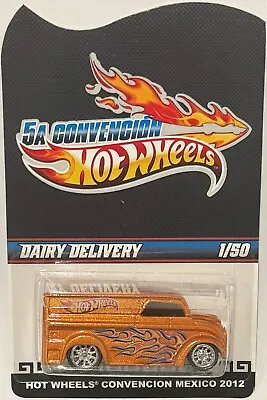 Orange DAIRY DELIVERY Hot Wheels 2012 Mexico Convention #1/50 By Night Stalker • $444.44