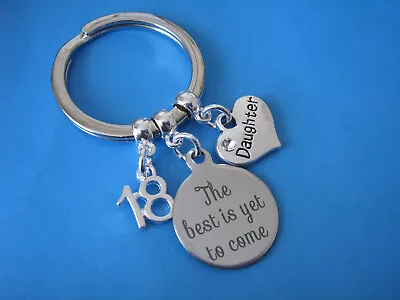 Daughter 18th Birthday Gift Daughter 18 Keyring 18th Keepsake Keyring Gift • £5.99