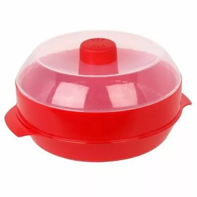 Microwave Steamer Healthy Cooking Quick Fast Vegetables Meats Poultry Fish Pasta • $13.87