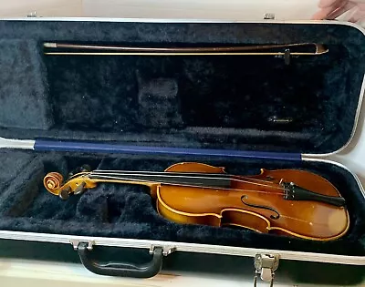 3/4 Violin E.R. Pfretzschner Copy Of Antonius Stradivarius 1977 W/Case+bow(READ) • $100