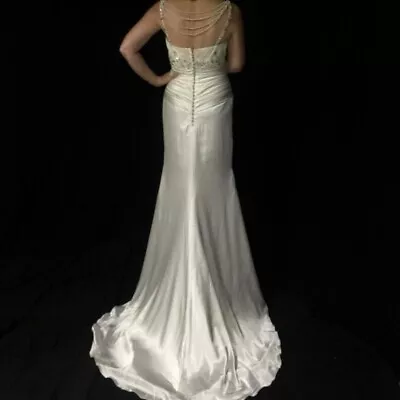 Ronald Joyce Vintage Art Deco Style Wedding Dress. Size 10 AU • $400